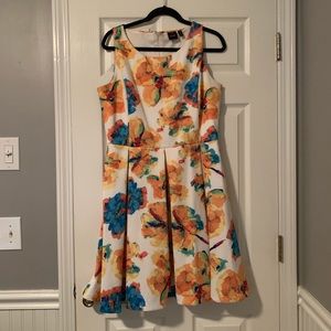 Floral spring dress